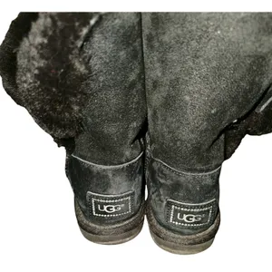Ugg Womens Black Bailey Button Bling Boots‎ 7 thumbnail 3