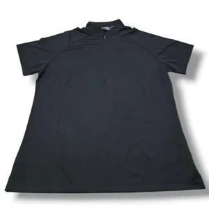 New Page & Tuttle Top Size Large L Mock Neck Quarter Zip Short Sleeve Golf Shirt thumbnail 1