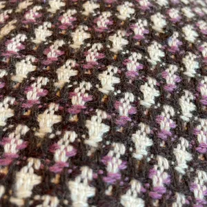 Urban Behavior Wool Peacoat Cream Brown Purple Classic Preppy size xs thumbnail 10