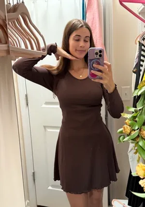 Shein Long Sleeve Mini Dress thumbnail 1