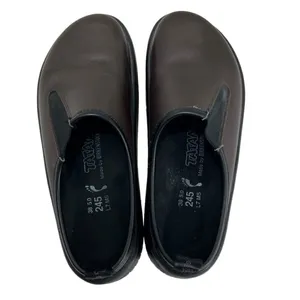 BIRKENSTOCK Tatami Brown Leather Clog Mule thumbnail 7