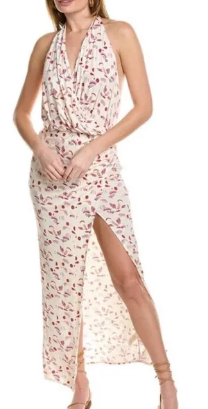 Free People Daria Graphic Maxi Dress in Ivory Combo Size XL thumbnail 1