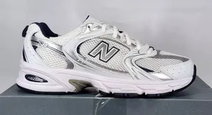 Women's size 5.5/Mens size 4 New Balance 530 white blue silver thumbnail 1