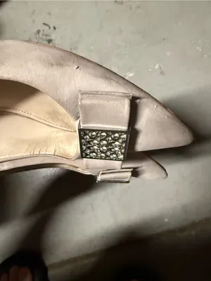 Coach Astor Women's Beige Pointed Toe Leather Heels Size 7.5 thumbnail 7