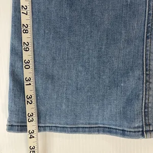 7 For All Mankind Womens Light Wash A Pocket Flare Leg Trouser Jeans Denim Sz 28 thumbnail 7