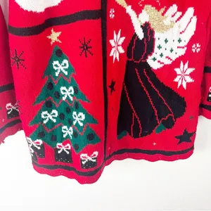 NUTCRACKER Red Long Sleeves Christmas Graphic Prints Sweater Medium thumbnail 10