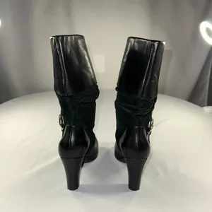 Lauren Ralph Lauren - Genuine Leather Suede Woman’s Heeled Boots Size 6M Classic thumbnail 5