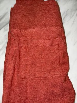 Lou & Grey for LOFT Terracotta Rust Knit Pocket Leggings Size S thumbnail 5
