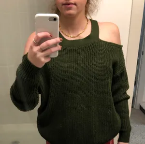 Boutique Green Off The Shoulder Sweater thumbnail 3