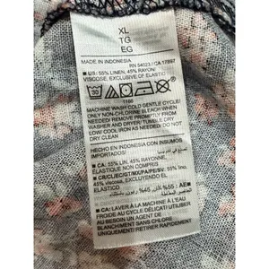 NWT Old Navy Black Floral Cami Sun Dress Smocked Back Cottagecore‎ Summer XL thumbnail 7