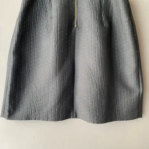 Madewell sz 12‎ black & metallic gold sparkle midriff cut out sheath mini dress thumbnail 9