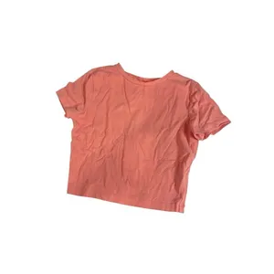 Wild Fable Salmon Pink 90s‎ Crop Top Short Sleeve Stretchy XS Casual thumbnail 2