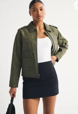Abercrombie Scarlett Curve Love Mini Skort thumbnail 1