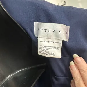 After Six Navy Pantsuit Size Small NWOT thumbnail 4