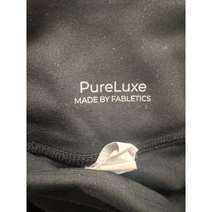 Fabletics PureLuxe Oasis V-Front Crossover High Waisted Leggings‎ Black XS thumbnail 4