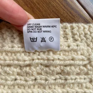 100% Merino Wool Aran Style Cable Knit Fringe Scarf Made in Ireland thumbnail 3
