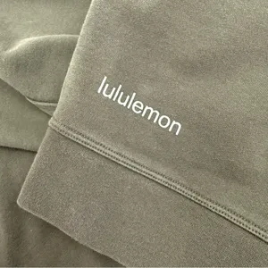 Lululemon Perfectly Oversized Crew Crewneck Sweatshirt Cotton Terry Army Green thumbnail 9