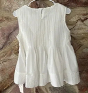 Commense Pleated Peplum Sleeveless Blouse size xs thumbnail 6