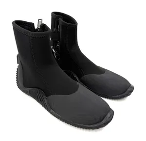 Dive Boots Unisex 5MM Neoprene Water Dive Surf Booties Anti-Slip Sole Wetsuit Booots thumbnail 1