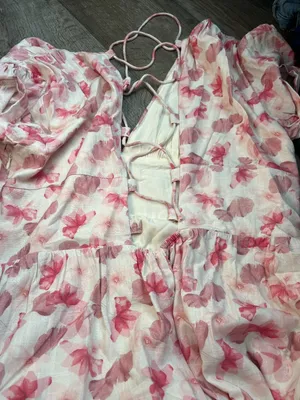 Petal & Pup Clementine Mini Dress - Cream Floral size XL thumbnail 15