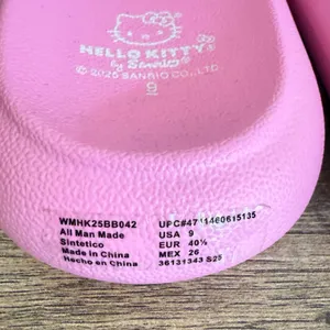 NEW Sanrio Hello Kitty Pastel Pink Slide Sandals Women’s Size 9 thumbnail 4