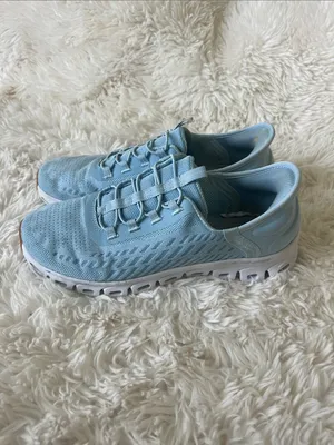 Skechers Light Blue No Lace Athletic Womens Walking Shoes, size 8 @ thumbnail 5