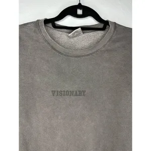 Comfort Colors "Visionary" Crewneck Sweatshirt Size Large Gray Lightweight thumbnail 2