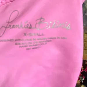 Frankie's Bikinis Crocheted Pink Bikini‎ Bottom thumbnail 6