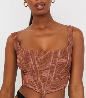 House of CB Ninetta Mesh Corset thumbnail 1
