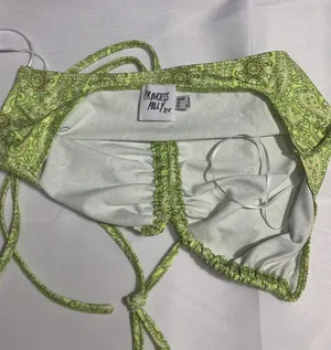 Lime Crop top.  Size 2 thumbnail 6
