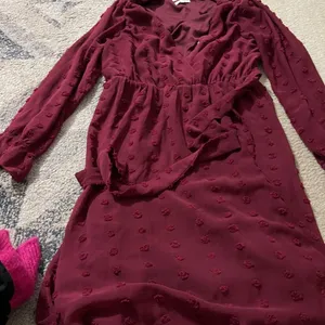 Baltic Born Paisley Dot‎ Midi Dress Burgundy Women's L thumbnail 6