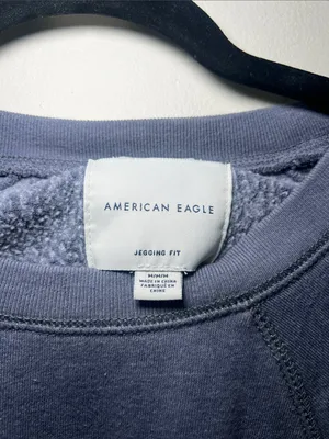 American Eagle Crewneck Sweatshirt - Gray Blue thumbnail 2