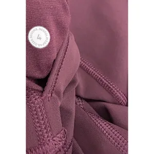 Lululemon Deep Plum High Rise Leggings Size 4 Excellent Condition thumbnail 4