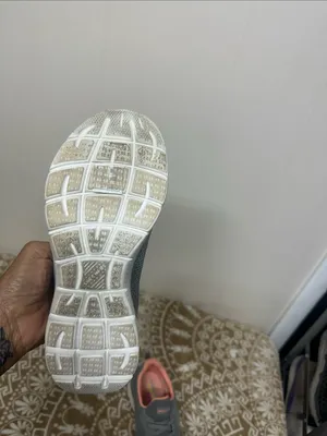 Skechers Gray with Coral Lined Slip-On Lace Sneakers thumbnail 7
