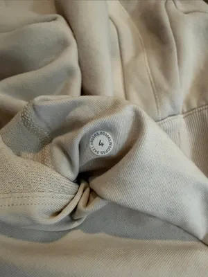 Lululemon 4 Braided Detail High Rise Jogger Casual Cream‎ White Opal Sweatpants thumbnail 5