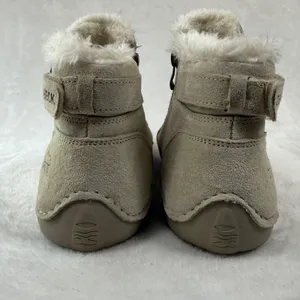 DBECK Tan Suede Faux Fur Lined Ankle Boots Dual Zip EU 38‎ Womens Comfort 7.5 thumbnail 6
