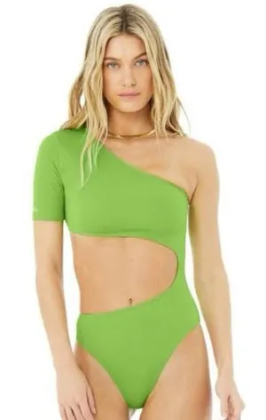 ALO Yoga Green Apple Bodysuit Size XXS thumbnail 1