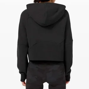 lululemon athletica Scuba Oversized 1/2 Zip Hoodie Black -Size XL/XXL thumbnail 2