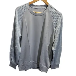 Light Blue Long-Sleeve Crewneck Knit Pullover For‎ Women Size L thumbnail 3