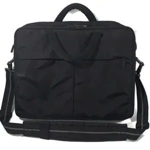 Dell Black Nylon Top Load Notebook Laptop Bag Shoulder Strap Fits Up To 15.6" thumbnail 1