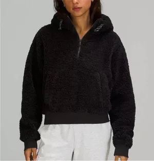 Lululemon Black Sherpa Hoodie 8 thumbnail 1