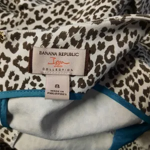Banana Republic Womens Dress Size 8 Leopard Print Career Going Out Minimalist thumbnail 5