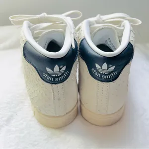 Adidas Stan Smith Snake Skin High Top Sneakers - 5.5W thumbnail 5