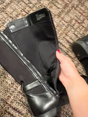Boots Leather Black Size 5 thumbnail 7