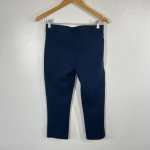 Betabrand Classic Cropped Dress Pant Yoga Pants Womens Small Navy‎ Blue thumbnail 3