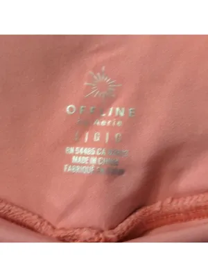Aerie Offline 2 In 1 Pink Floral Shorts Size Large thumbnail 4