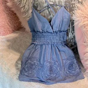 Spaghetti Strap Wrap Cutesy Top thumbnail 1