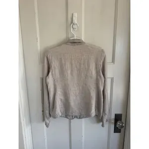 Eileen Fisher‎ beige linen blend one button blazer size xs thumbnail 6