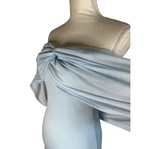SNDYS Madrid Maxi Dress in Blue Medium New Womens Long Gown thumbnail 8