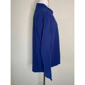 Natural Reflections Blue Fleece Pullover Top Sz XL Gorpcore Cabin Core thumbnail 4